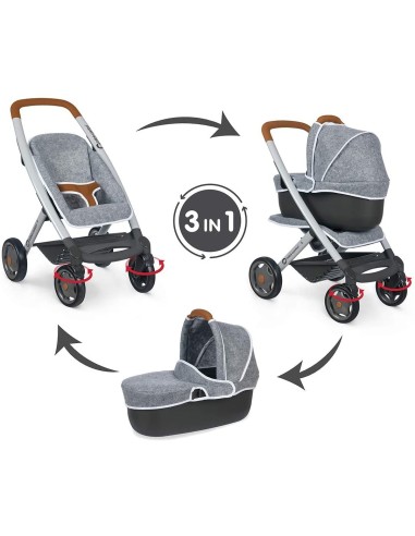 Bébé Confort Combi grigio passeggino e carrozzina per bambini SIM7600253105 Simba Toys | Futurartshop.com