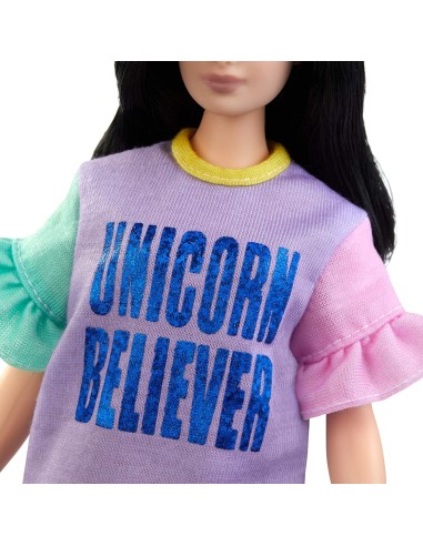 Barbie Fashionistas - Doll Dress with a lilac 127 TOYFBR37/FXL60 Mattel | Futurartshop.com