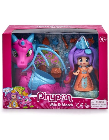 PinyPon - Mini Bambole Regina dei Draghi FAM700015547 Famosa | Futurartshop.com