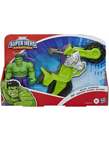 PlaySkool Marvel Super Hero Adventures Bike with character the Hulk HASPN00047718 Hasbro | Futurartshop.com