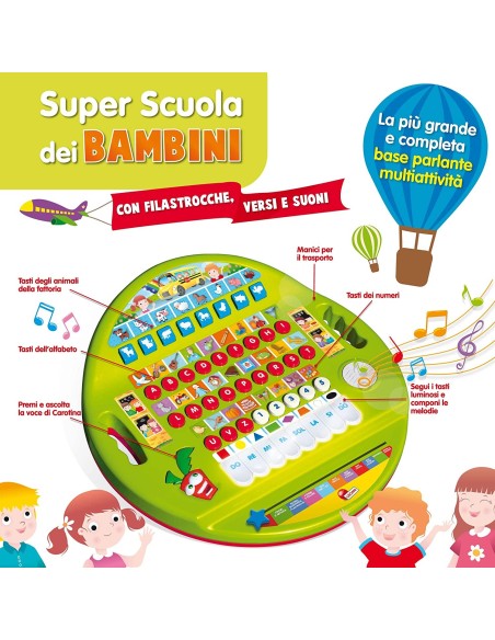 Small carrot Super School for children LIS77427 Lisciani | Futurartshop.com