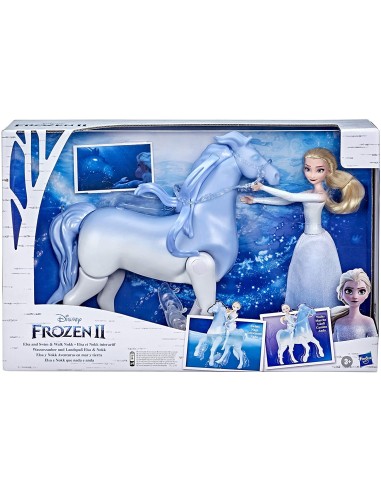 Frozen 2 - Doll Elsa with horse Nokk swims and walks HASE67165L00 Hasbro | Futurartshop.com