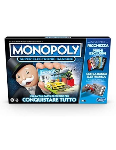 Monopoly Super Electronic Banking HASE89781030 Hasbro | Futurartshop.com