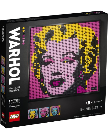 Lego 31197 - Quadro Andy Warhol's Marilyn Monroe LEG6294849 Lego | Futurartshop.com