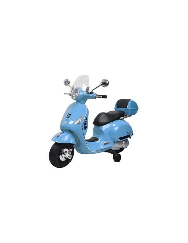 Vespa elettrica GTS Super Sport azzurra 12 V con paravento GLO39987 Globo | Futurartshop.com