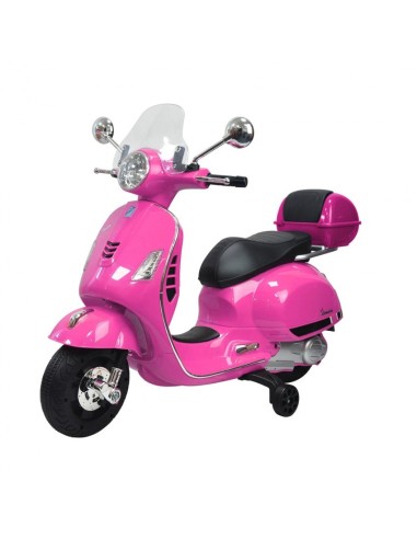 Vespa electric GTS super sport pink 12V with screen GLO39986 Globo | Futurartshop.com