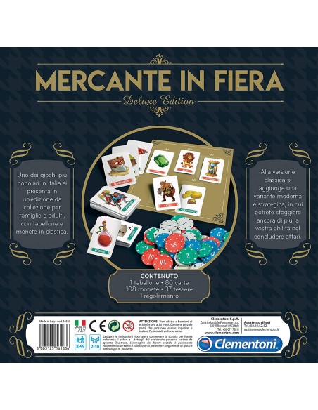 Game Mercante in fiera Deluxe edition CLE16183 Clementoni | Futurartshop.com