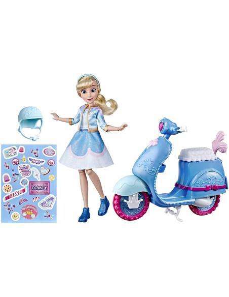 Disney Princess Comfy Squad Cinderella with her Scooter HASE89375L00 Hasbro | Futurartshop.com