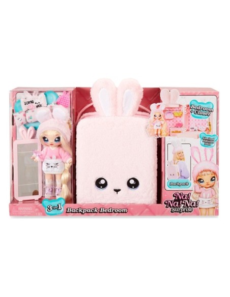 Na Na Na-Surprise - Backpack Playset 3-in-1 pink GIONAA04000/1 Giochi Preziosi | Futurartshop.com