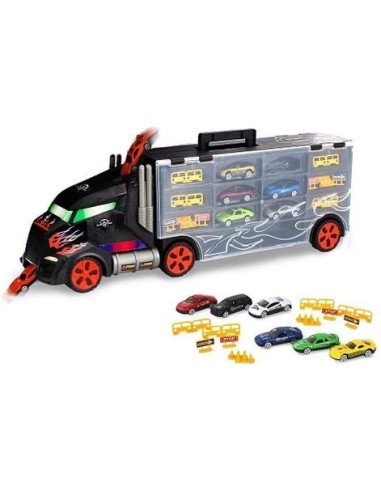 Silver Wheel Super Transporter Camion Bisarca porta auto con 6 auto ODS37558 Ods | Futurartshop.com