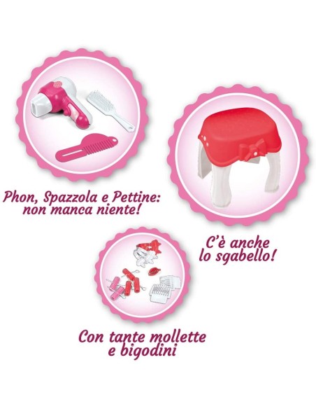 Amore Mio - Specchiera Vanity con 20 accessori GRAGG-71298 Grandi giochi | Futurartshop.com