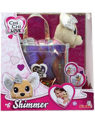 Chi Chi Love - Cucciolo Shimmer con borsetta iridescente SIM105893432009 Simba Toys | Futurartshop.com