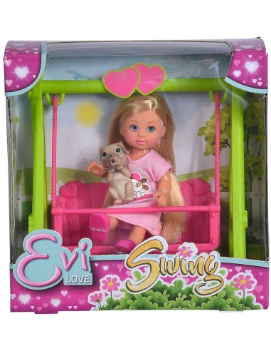 Evi love - Bambola su dondolo con animale SIM105733443 Simba Toys | Futurartshop.com