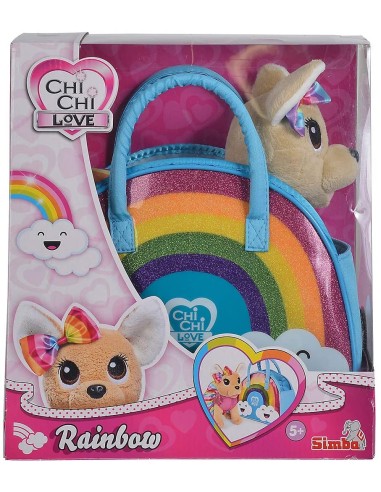 Chi Chi Love - Puppy Rainbow with handbag SIM105893438 Simba Toys | Futurartshop.com