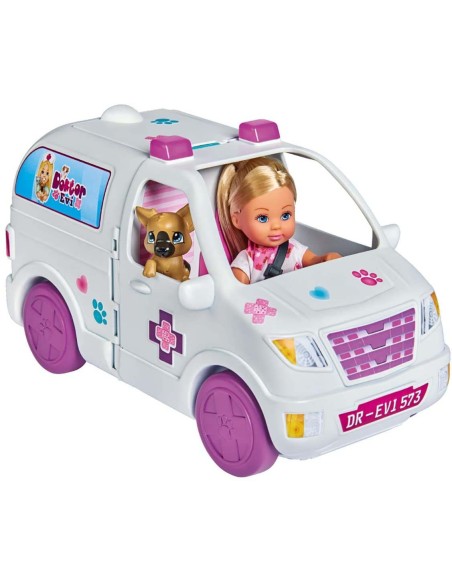 Evi Love - Doll Doctor and ambulance veterinary 2in1 SIM105733488038 Simba Toys | Futurartshop.com