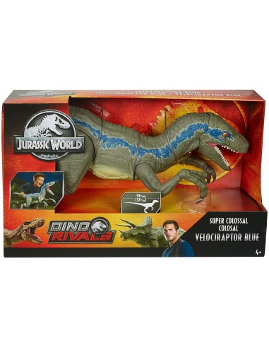 Jurassic World - Mega Velociraptor Blue MATGCT93 Mattel | Futurartshop.com