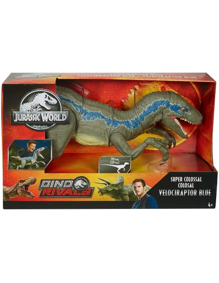 Jurassic World - Mega Velociraptor Blue MATGCT93 Mattel | Futurartshop.com