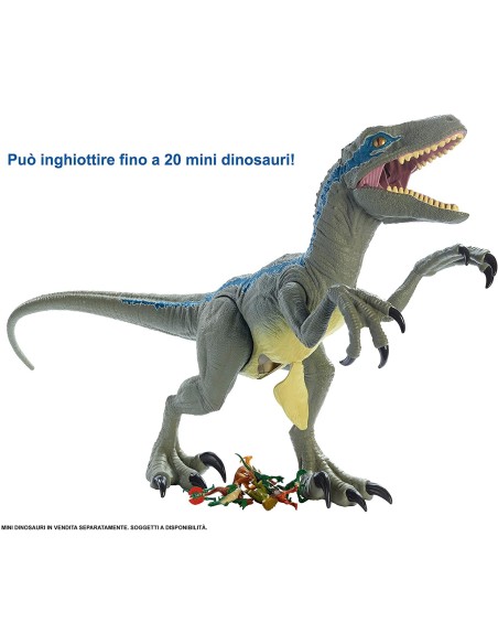 Jurassic World - Mega Velociraptor Blue MATGCT93 Mattel | Futurartshop.com