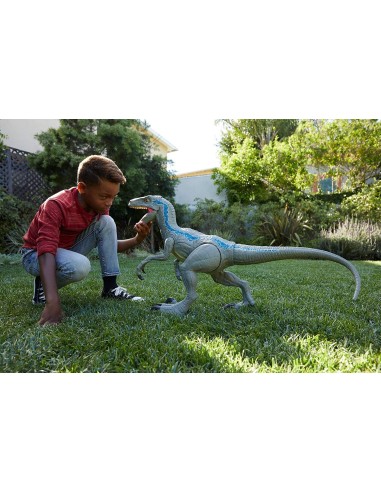 Jurassic World - Mega Velociraptor Blue MATGCT93 Mattel | Futurartshop.com