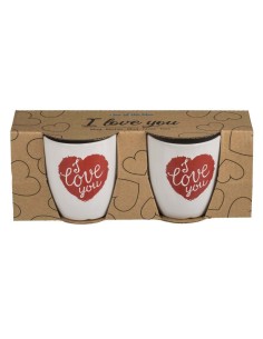 Set of 2 I Love cups tazze OTB101909 Out of The Blue | Futurartshop.com