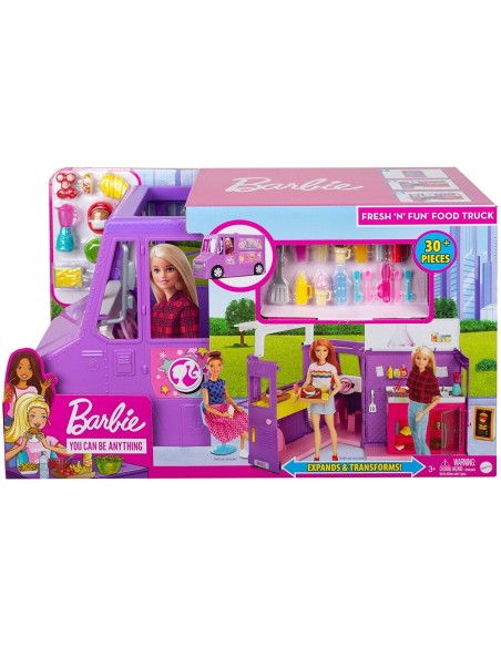 Barbie Truck Street Food MATGMW07 Mattel | Futurartshop.com