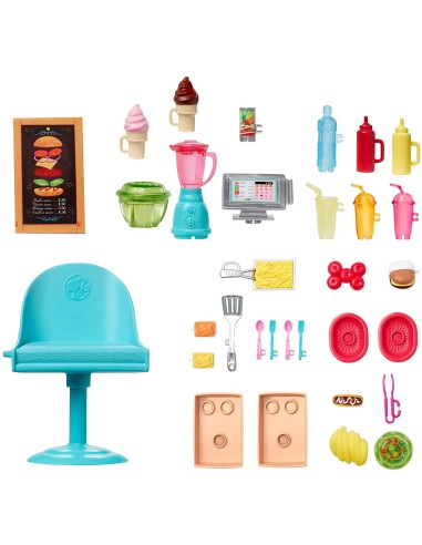 Barbie Furgoncino Street Food MATGMW07 Mattel | Futurartshop.com