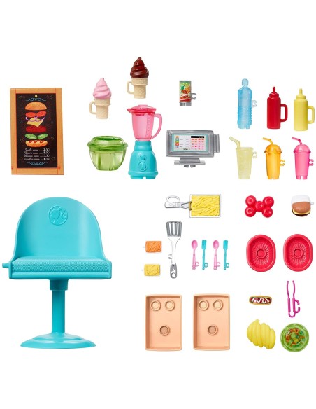 Barbie Furgoncino Street Food MATGMW07 Mattel | Futurartshop.com