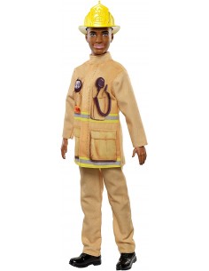 Barbie - Ken in seiner karriere als Feuerwehrmann FXP01/FXP05 Mattel- Futurartshop.com