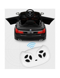 Auto Elettrica Maserati Ghibli nera 12V con sedile in pelle LAMLT880/NERA Linea Paggio | Futurartshop.com 2