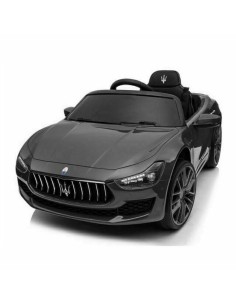 Auto Elettrica Maserati Ghibli nera 12V con sedile in pelle LAMLT880/NERA Linea Paggio | Futurartshop.com