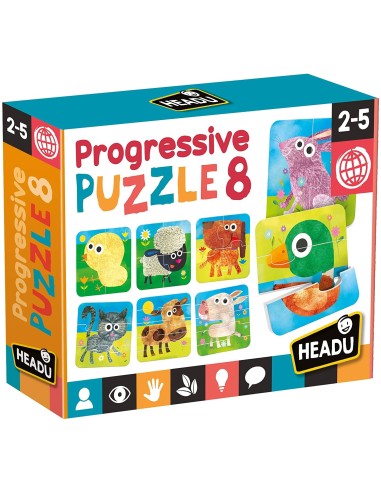 Progressive Puzzle 8 HEAMU23936 Headu | Futurartshop.com