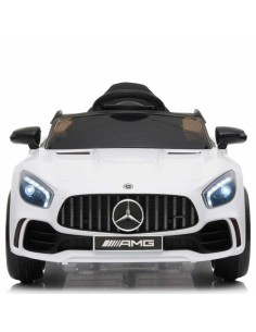 Auto Elettrica Per Bambini Mercedes Benz AMG GTR 12V Bianca LAMLT915-B Linea Paggio | Futurartshop.com 2