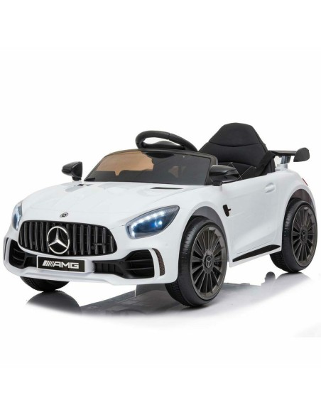 Auto Elettrica Per Bambini Mercedes Benz AMG GTR 12V Bianca LAMLT915-B Linea Paggio | Futurartshop.com
