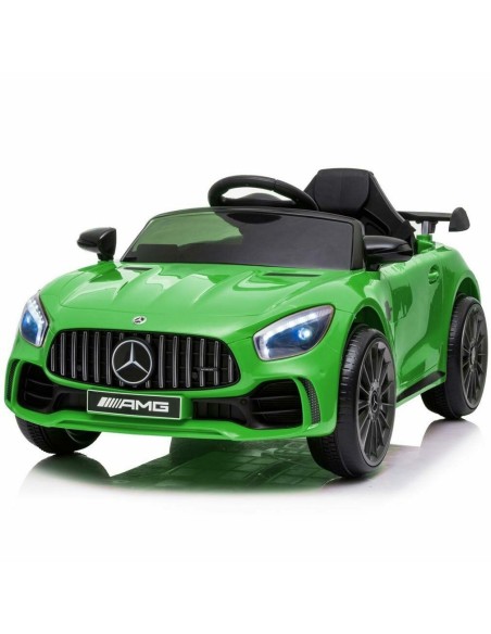Electric car For Kids Mercedes Benz AMG GTR 12V green LAMLT915-V Linea Paggio | Futurartshop.com