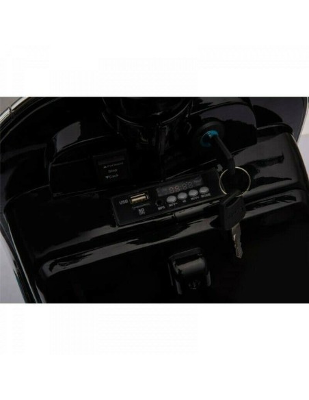 Vespa per bambini PX 150 con paravento e bauletto celeste LAMLT887-4 Linea Paggio | Futurartshop.com