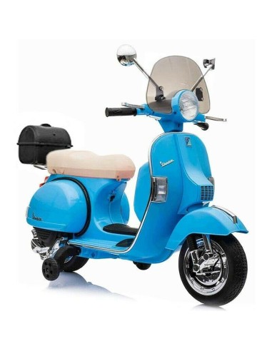 Vespa for children PX 150 with windshield and top case heavenly LAMLT887-4 Linea Paggio | Futurartshop.com