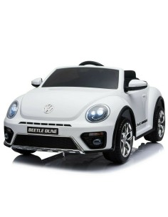 Auto elettrica per bambini Volkswagen The Beetle dune bianca 12V LAMLT893-B Linea Paggio | Futurartshop.com