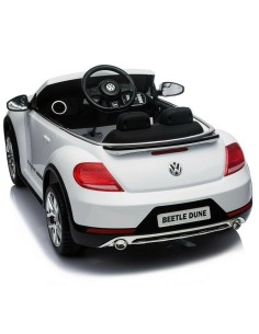 Electric car for children Volkswagen The Beetle dune white 12V LAMLT893-B Linea Paggio | Futurartshop.com 2