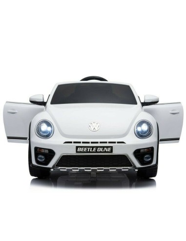 Auto elettrica per bambini Volkswagen The Beetle dune bianca 12V LAMLT893-B Linea Paggio | Futurartshop.com