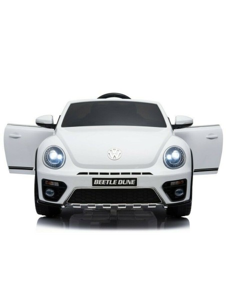 Electric car for children Volkswagen The Beetle dune white 12V LAMLT893-B Linea Paggio | Futurartshop.com
