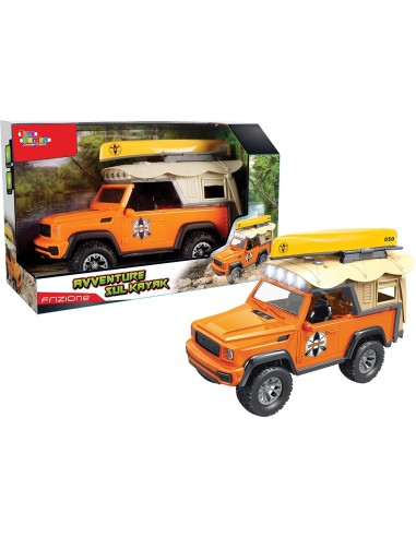 Adventures on the kayak jeep clutch with lights and sounds TOY27200 Toys Garden | Futurartshop.com