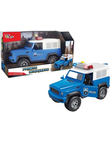 Jeep emergency Police clutch with lights and sounds TOY27201 Toys Garden | Futurartshop.com