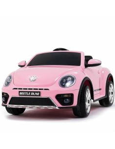 Auto elettrica per bambini Volkswagen The Beetle dune rosa 12V LAMLT893-ROSA Linea Paggio | Futurartshop.com