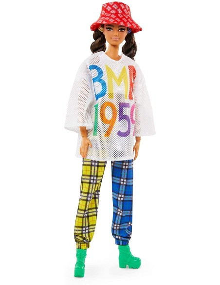 Barbie - BMR1959 Doll Brunette with a Hat, a t-Shirt with Print MATGNC48 Mattel | Futurartshop.com