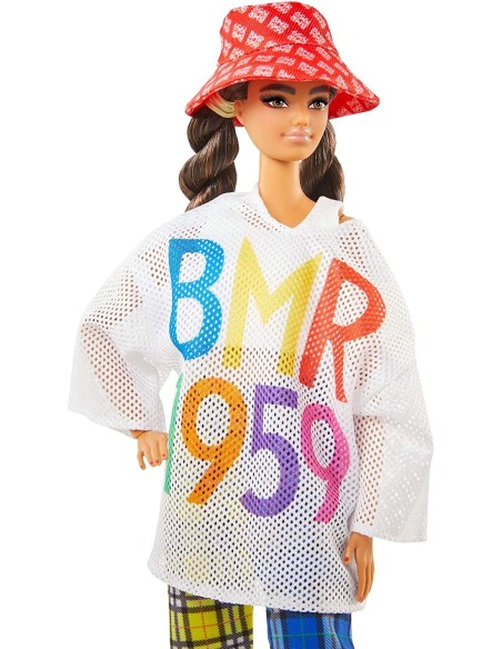 Barbie - BMR1959 Doll Brunette with a Hat, a t-Shirt with Print MATGNC48 Mattel | Futurartshop.com