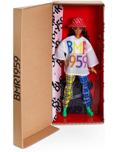 Barbie - BMR1959 Doll Brunette with a Hat, a t-Shirt with Print MATGNC48 Mattel | Futurartshop.com