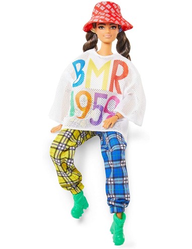 Barbie - BMR1959 Doll Brunette with a Hat, a t-Shirt with Print MATGNC48 Mattel | Futurartshop.com