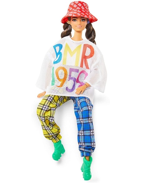 Barbie - BMR1959 Bambola Mora con Cappello, Maglietta con Stampa MATGNC48 Mattel | Futurartshop.com