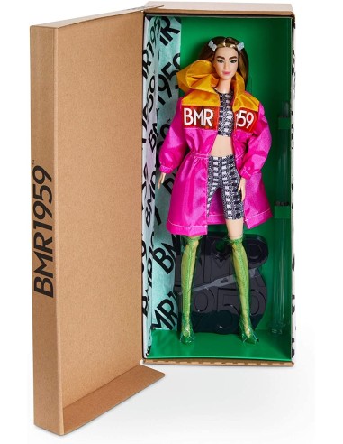 Barbie - BMR1959 Doll Brunette Articulated with the Trench coat MATGNC47 Mattel | Futurartshop.com