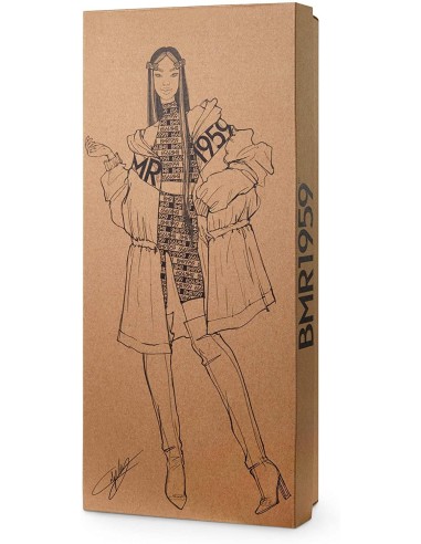 Barbie - BMR1959 Doll Brunette Articulated with the Trench coat MATGNC47 Mattel | Futurartshop.com